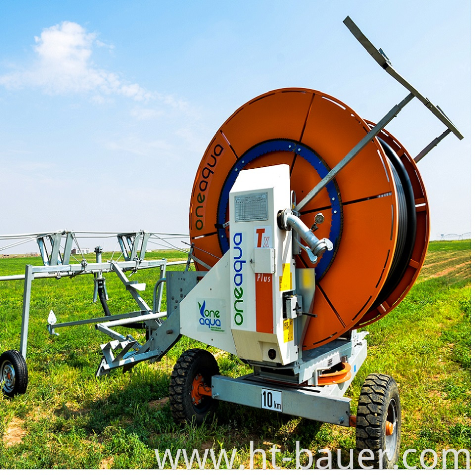 Aquajet Hose Reel Irrigation With Boom4